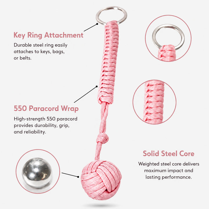 Paracord Monkey Fist Keychain
