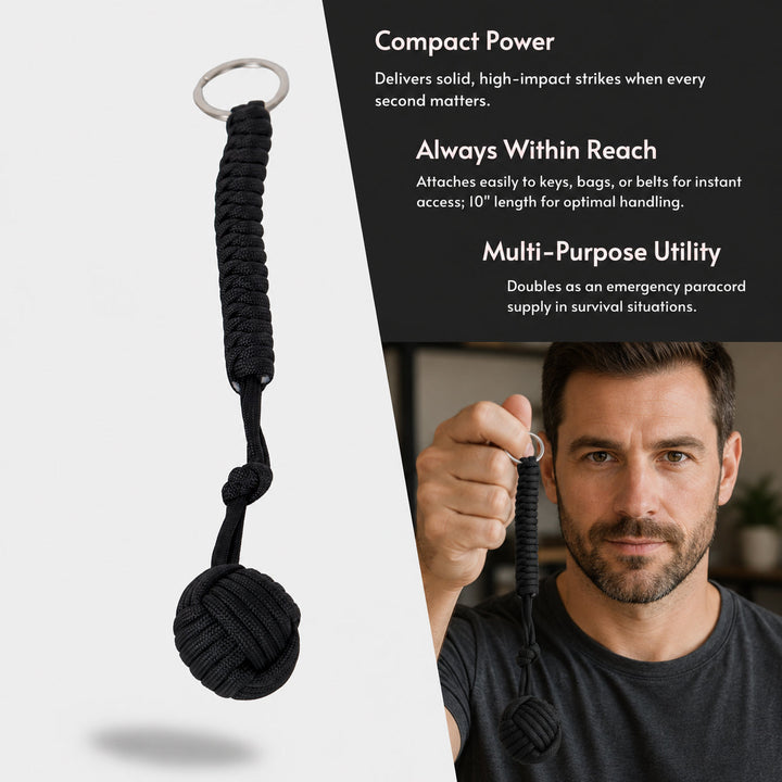 Paracord Monkey Fist Keychain