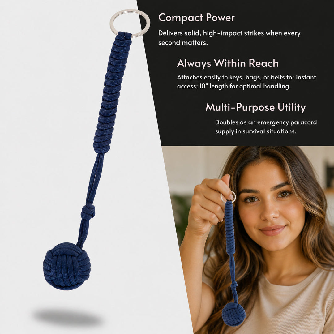 Paracord Monkey Fist Keychain