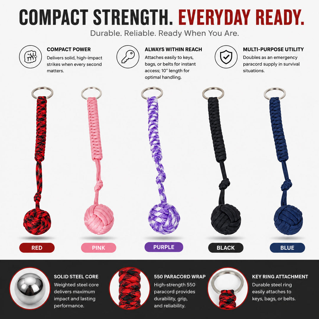 Paracord Monkey Fist Keychain