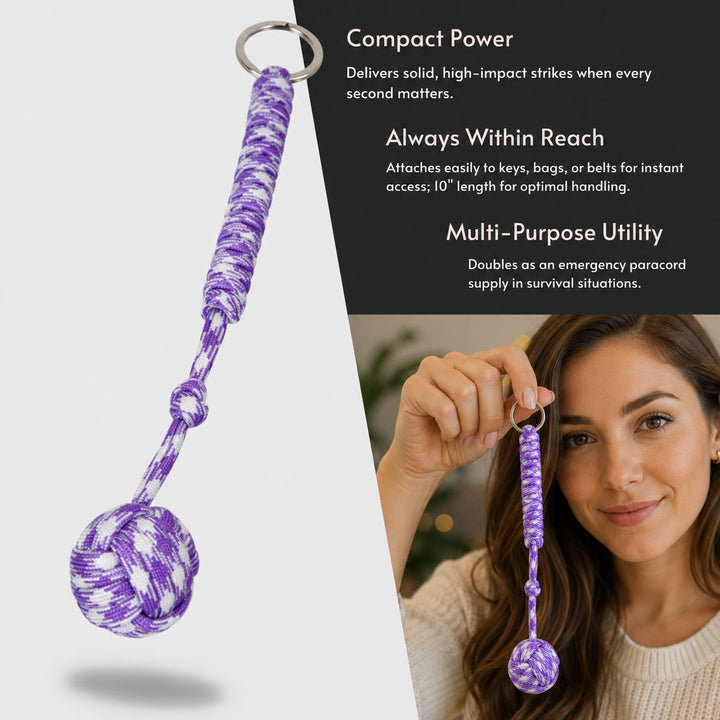 Paracord Monkey Fist Keychain