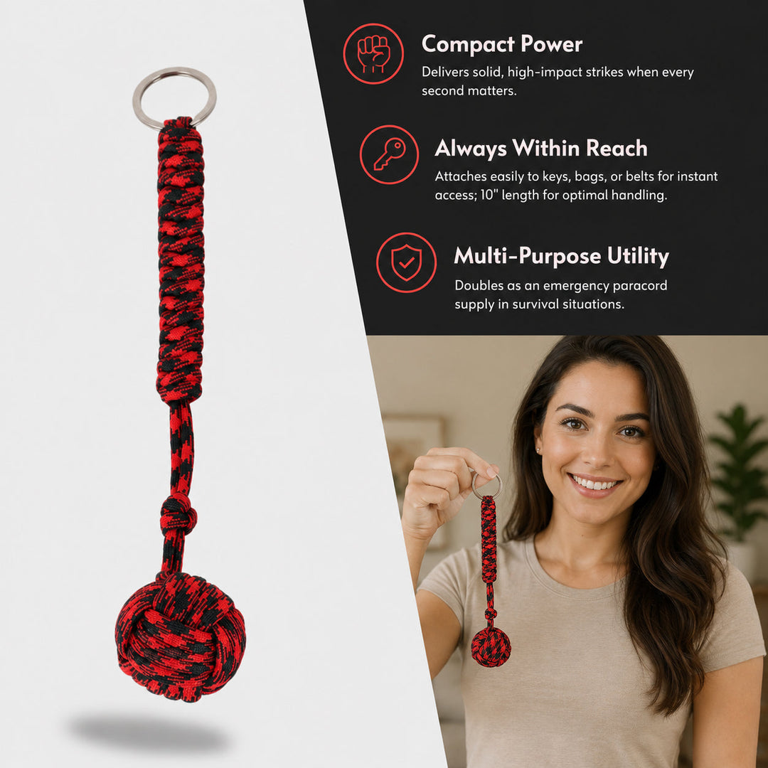 Paracord Monkey Fist Keychain
