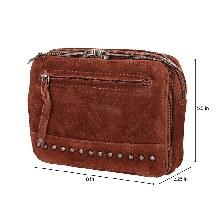 Concealed Carry Kailey Leather Fanny Pack/Sling by Lady Conceal