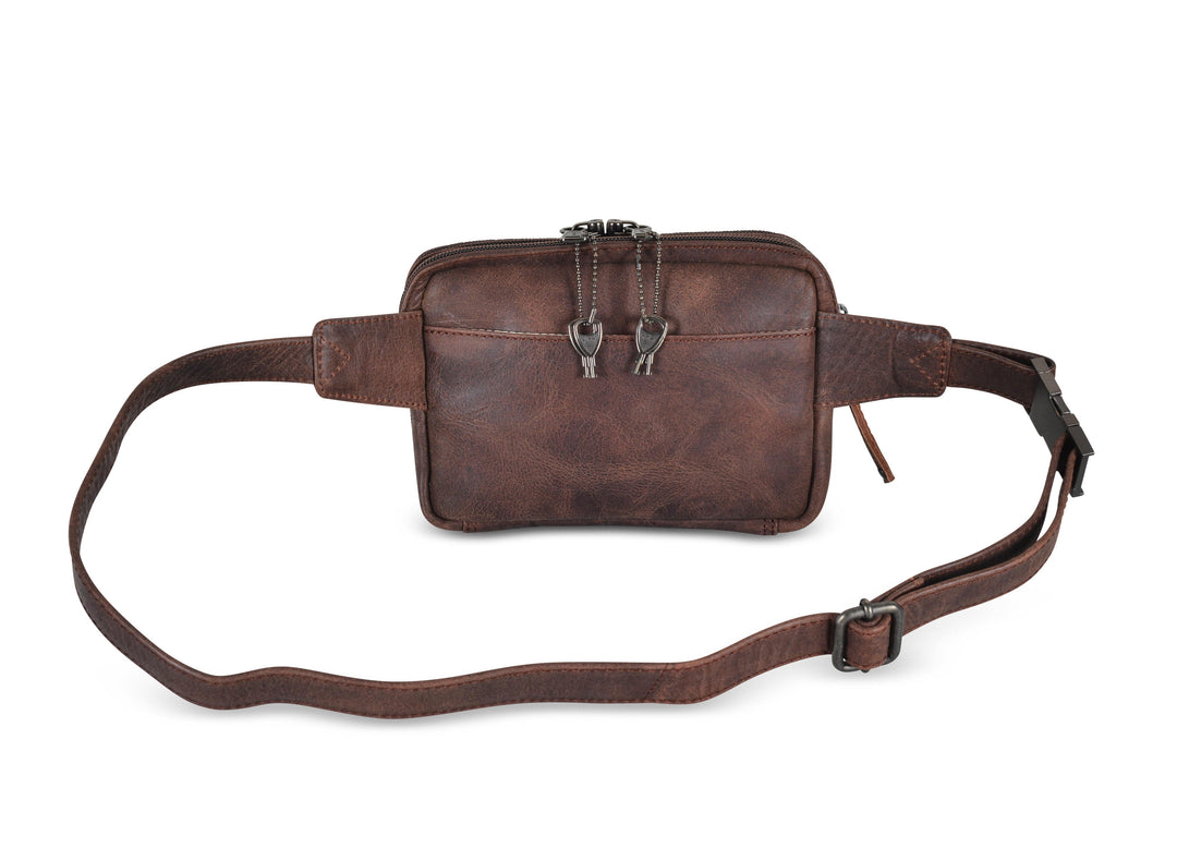 Concealed Carry Kailey Leather Fanny Pack/Sling by Lady Conceal