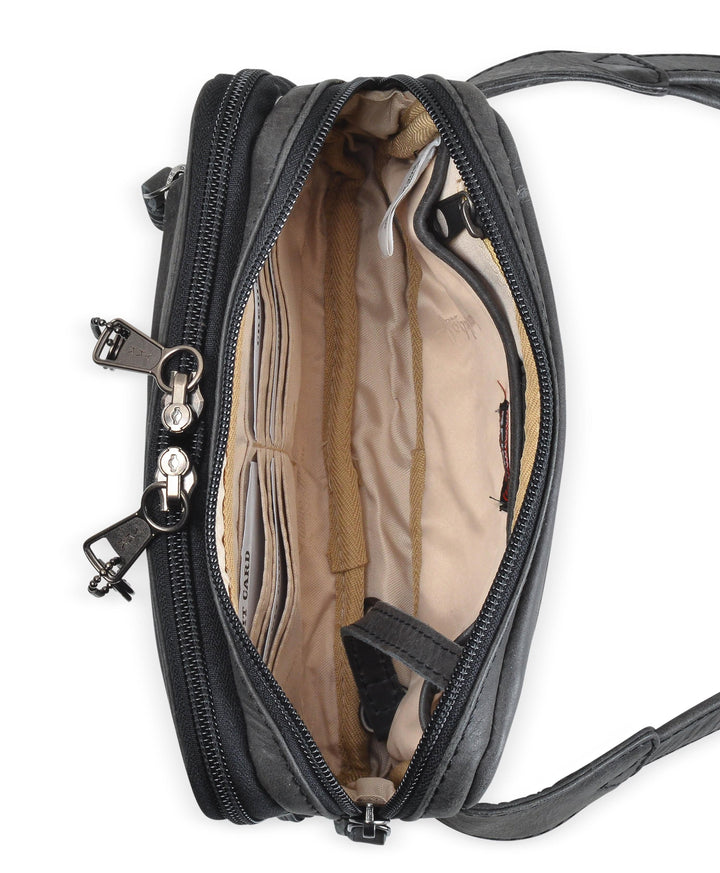 Concealed Carry Kailey Leather Fanny Pack/Sling by Lady Conceal