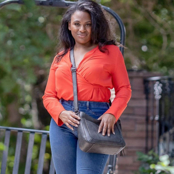 Concealed Carry Emery Crossbody with RFID Slim Wallet by Lady Conceal