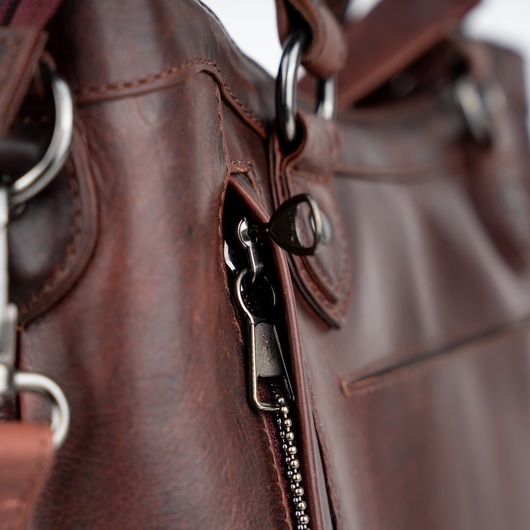 Concealed Carry Sadie Leather Satchel by Lady Conceal