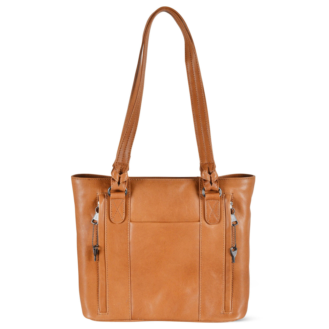 Concealed Carry Peyton Leather Tote for Women by Lady Conceal