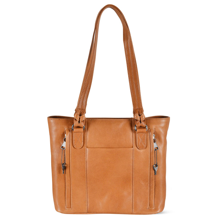 Concealed Carry Peyton Leather Tote for Women by Lady Conceal