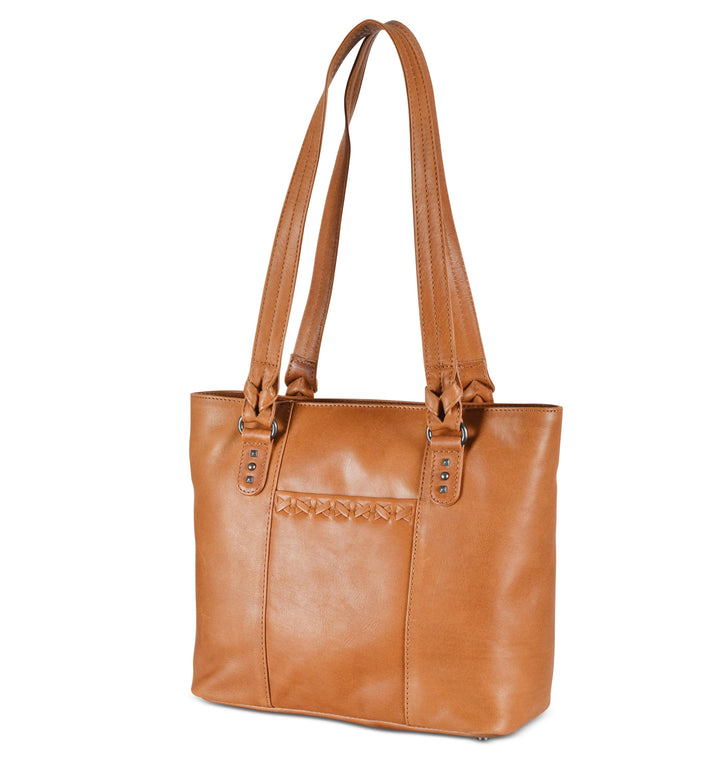Concealed Carry Peyton Leather Tote for Women by Lady Conceal