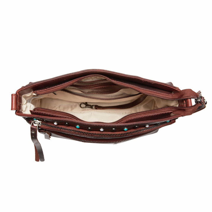 Concealed Carry Brynn Leather Crossbody by Lady Conceal