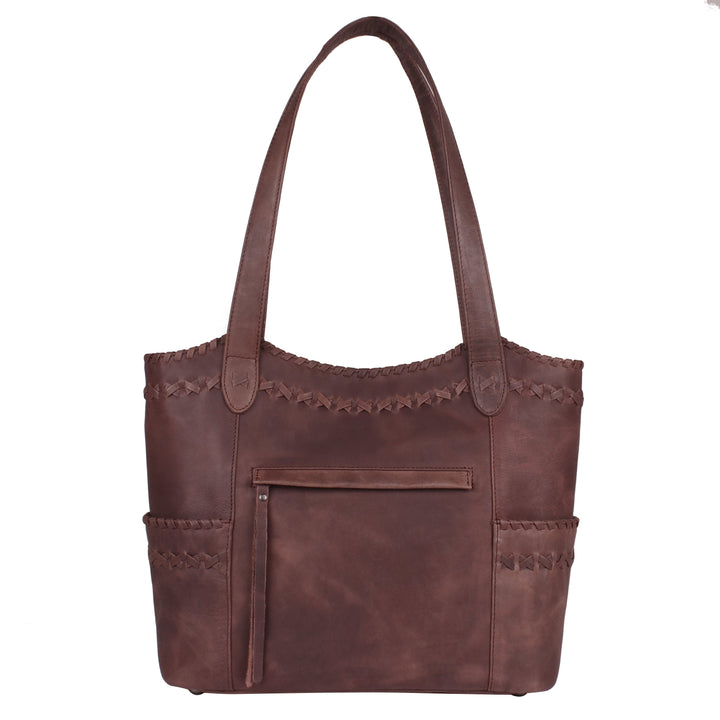 Concealed Carry Kendall Leather Tote by Lady Conceal