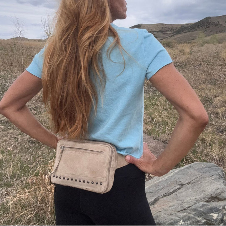 Concealed Carry Kailey Leather Fanny Pack/Sling by Lady Conceal