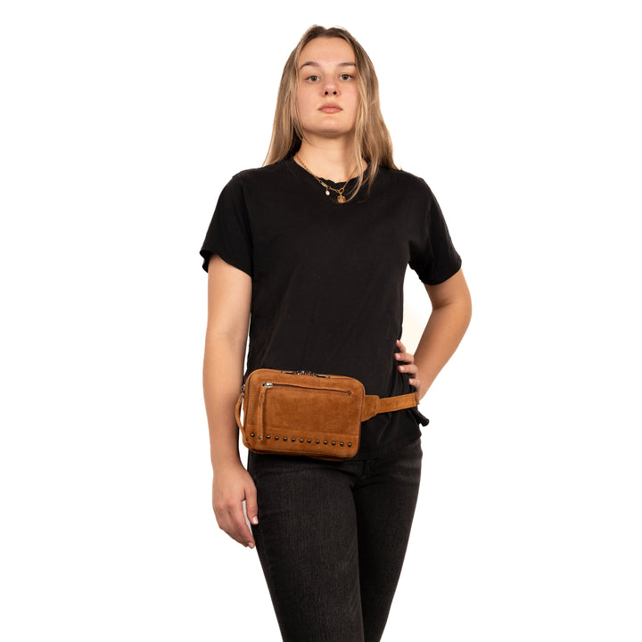 Concealed Carry Kailey Leather Fanny Pack/Sling by Lady Conceal