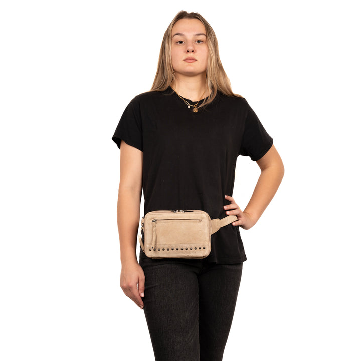 Concealed Carry Kailey Leather Fanny Pack/Sling by Lady Conceal