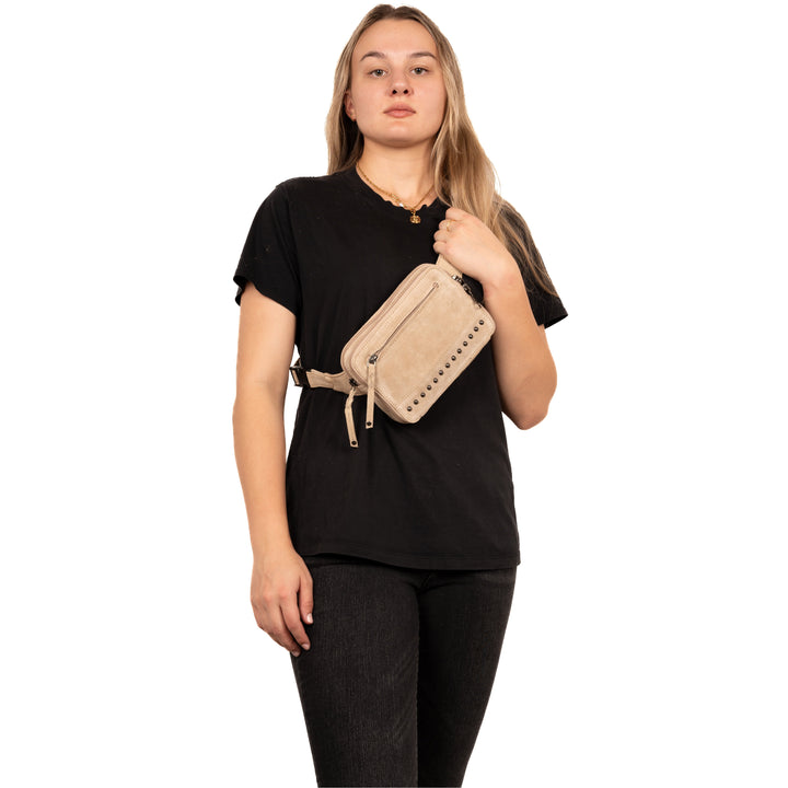Concealed Carry Kailey Leather Fanny Pack/Sling by Lady Conceal