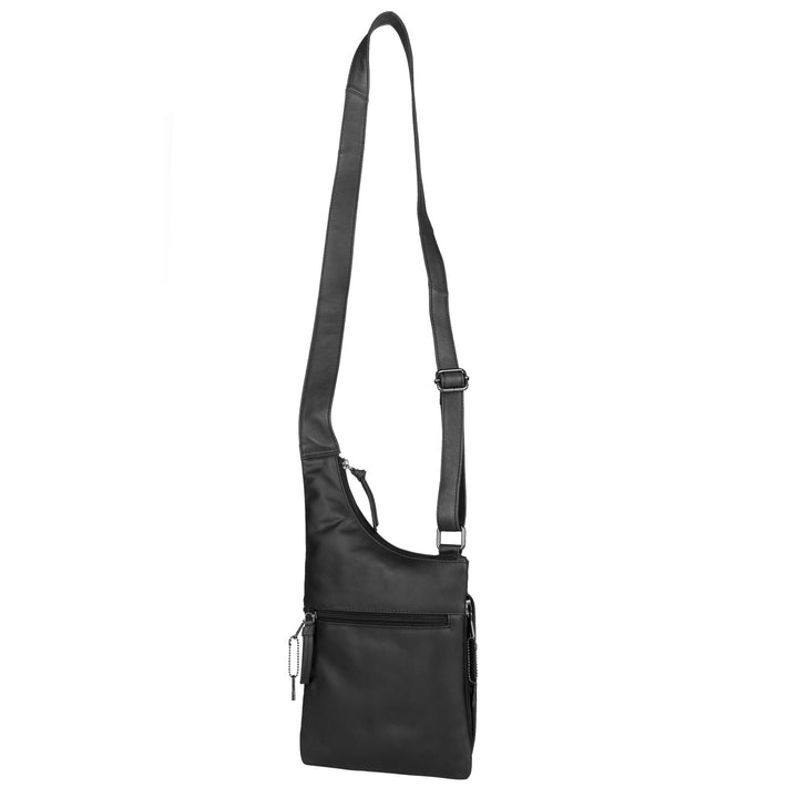 Concealed Carry Unisex Remi Leather Crossbody by Lady Conceal