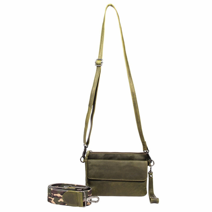 Concealed Carry Natasha Leather Crossbody by Lady Conceal
