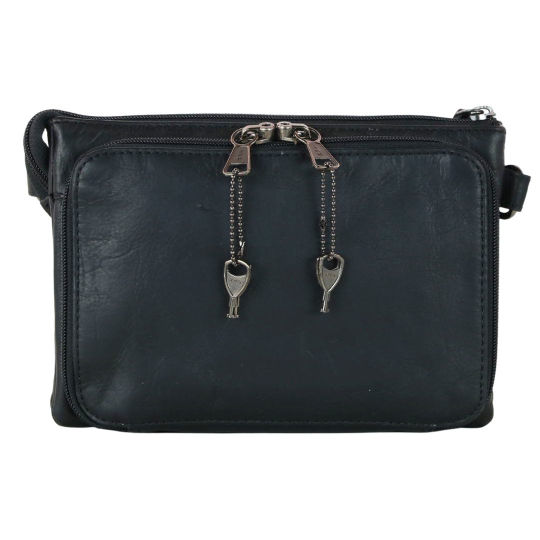 Premium Leather Concealed Carry Natasha Crossbody Bag – Stylish Everyday Carry by Lady Conceal