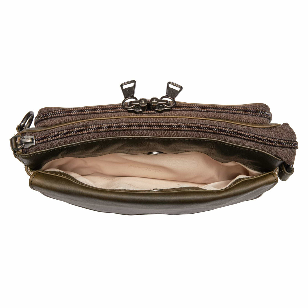 Concealed Carry Natasha Leather Crossbody by Lady Conceal