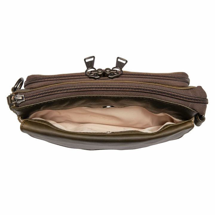 Concealed Carry Natasha Leather Crossbody by Lady Conceal