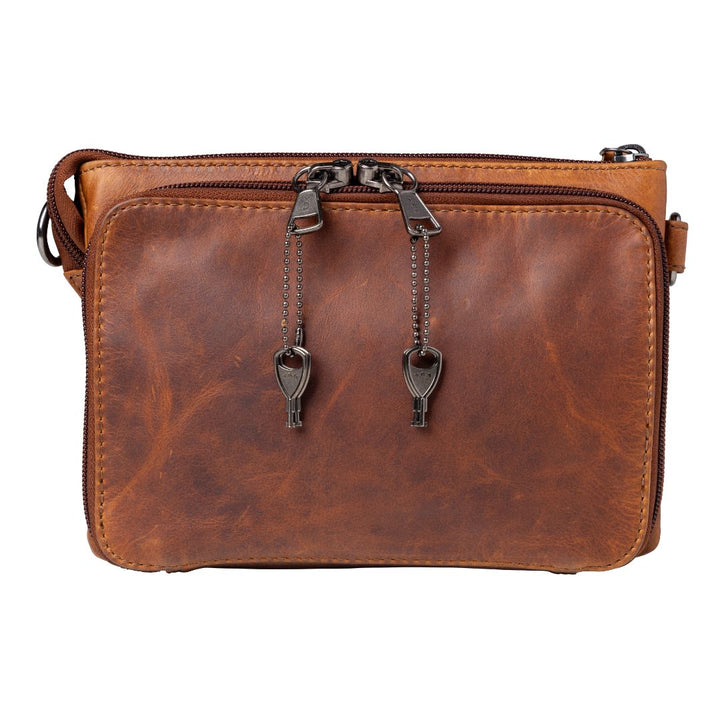 Concealed Carry Natasha Leather Crossbody by Lady Conceal