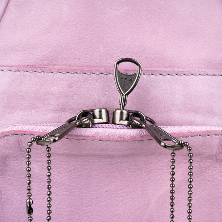 Concealed Carry Haven Sling Leather Backpack by Lady Conceal