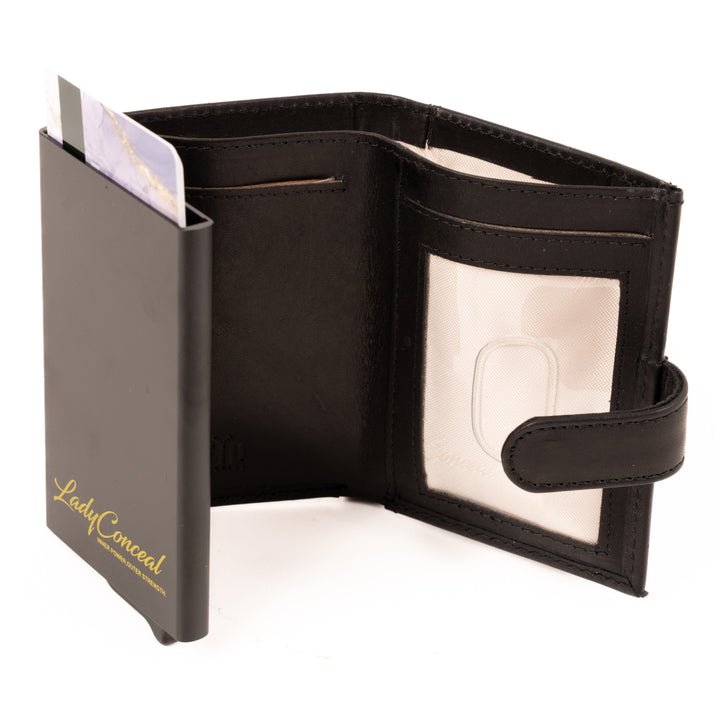 Nova RFID Compact Leather Wallet by Lady Conceal