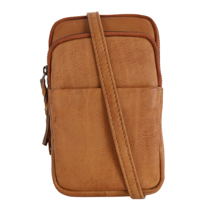 Shay Leather RFID Crossbody by Lady Conceal for Tasers and Pepper Spray