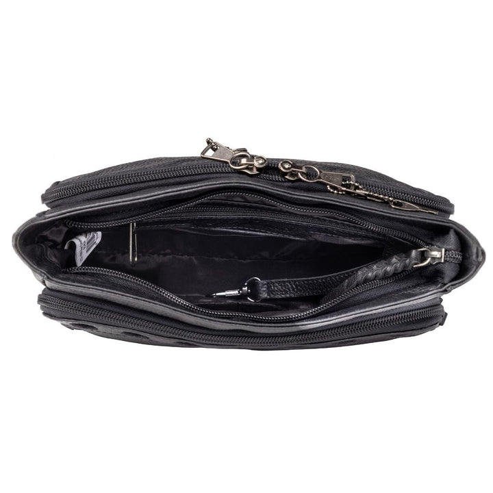 Concealed Carry Zoe Leather Crossbody by Lady Conceal