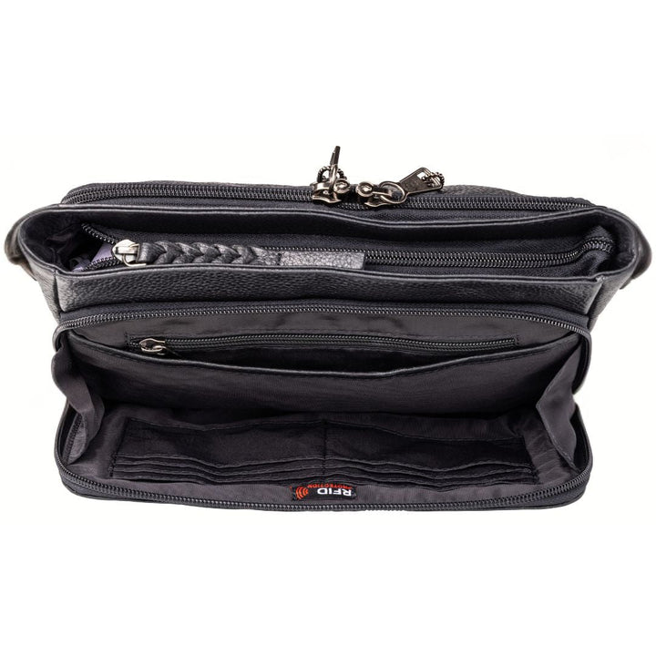 Concealed Carry Zoe Leather Crossbody by Lady Conceal