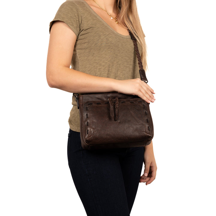 Concealed Carry Zoe Leather Crossbody by Lady Conceal