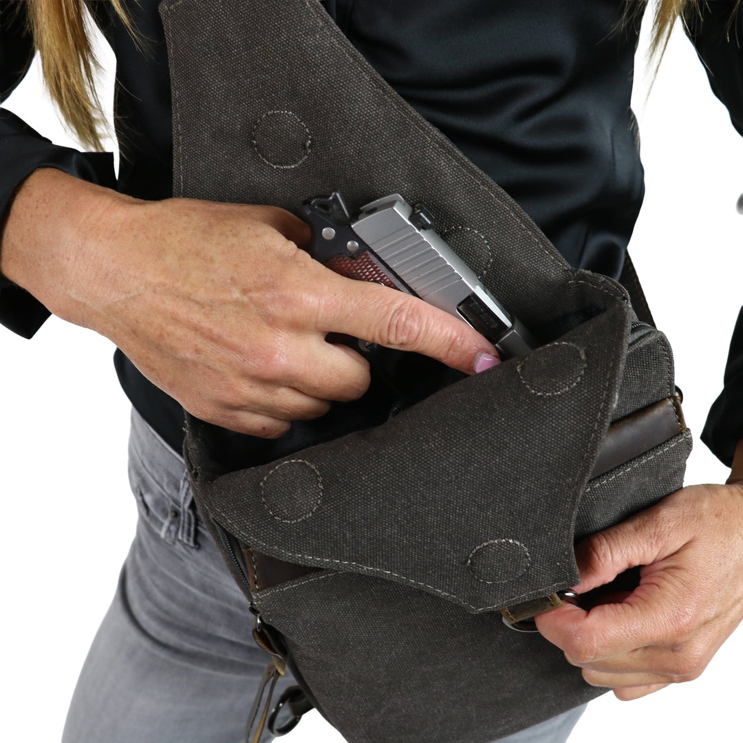 Concealed Carry Colt Canvas Sling by Lady Conceal