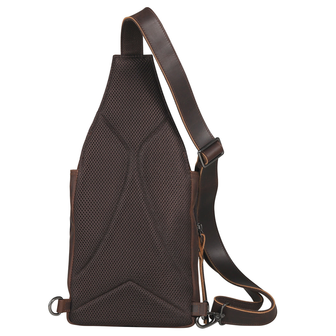 Concealed Carry Unisex Dakota Leather Sling by Lady Conceal - Large and Regular Size