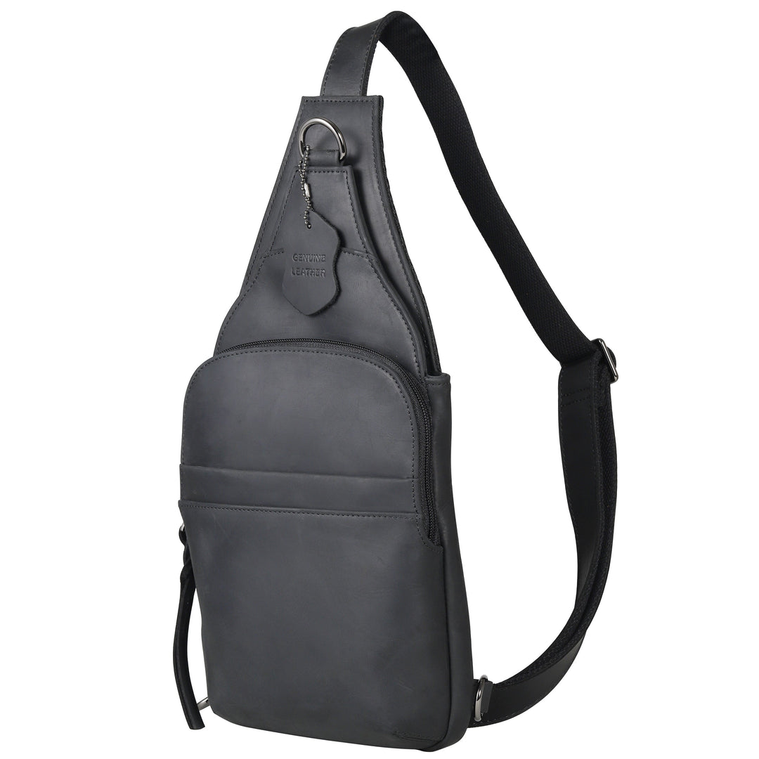 Concealed Carry Unisex Dakota Leather Sling by Lady Conceal - Large and Regular Size