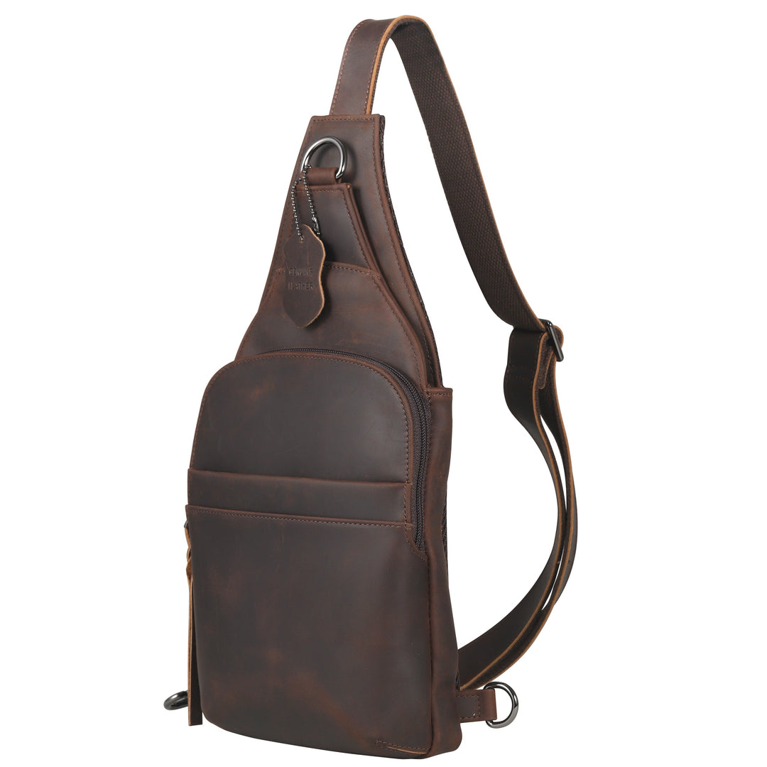 Concealed Carry Unisex Dakota Leather Sling by Lady Conceal