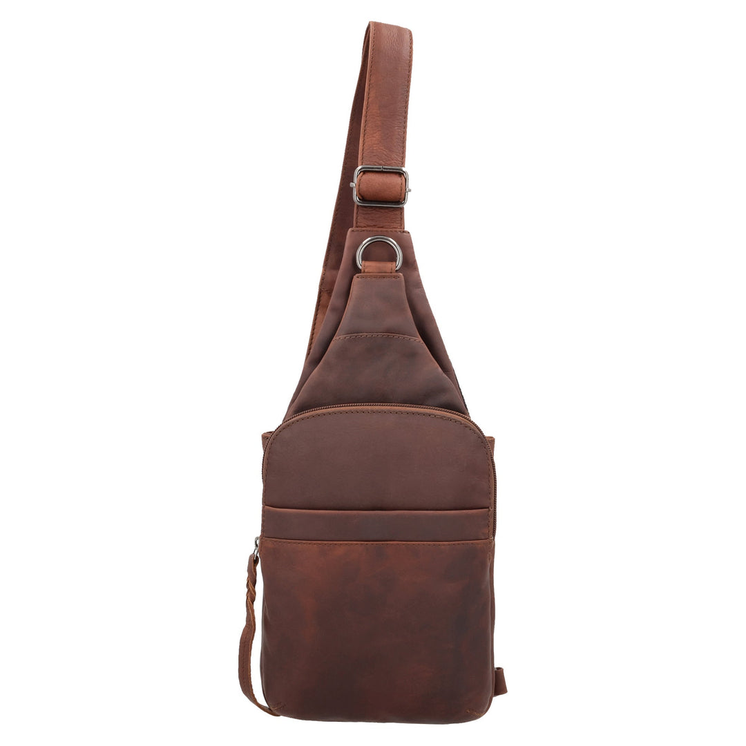 Concealed Carry Unisex Dakota Leather Sling by Lady Conceal - Large and Regular Size