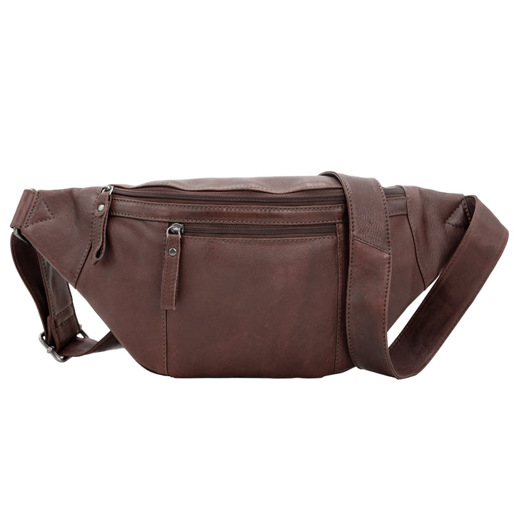 Concealed Carry Charlie Magnetic Leather Sling by Lady Conceal