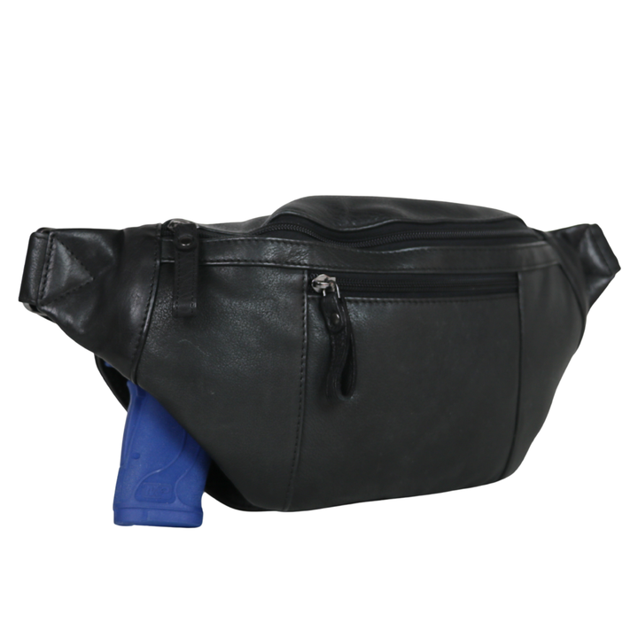 Concealed Carry Charlie Magnetic Leather Sling by Lady Conceal