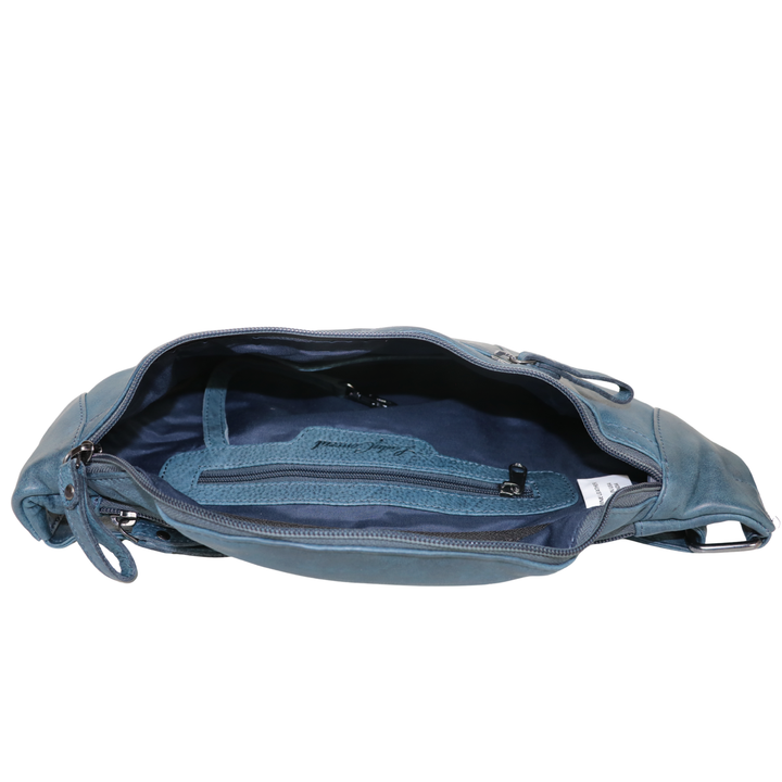 Concealed Carry Charlie Magnetic Leather Sling by Lady Conceal