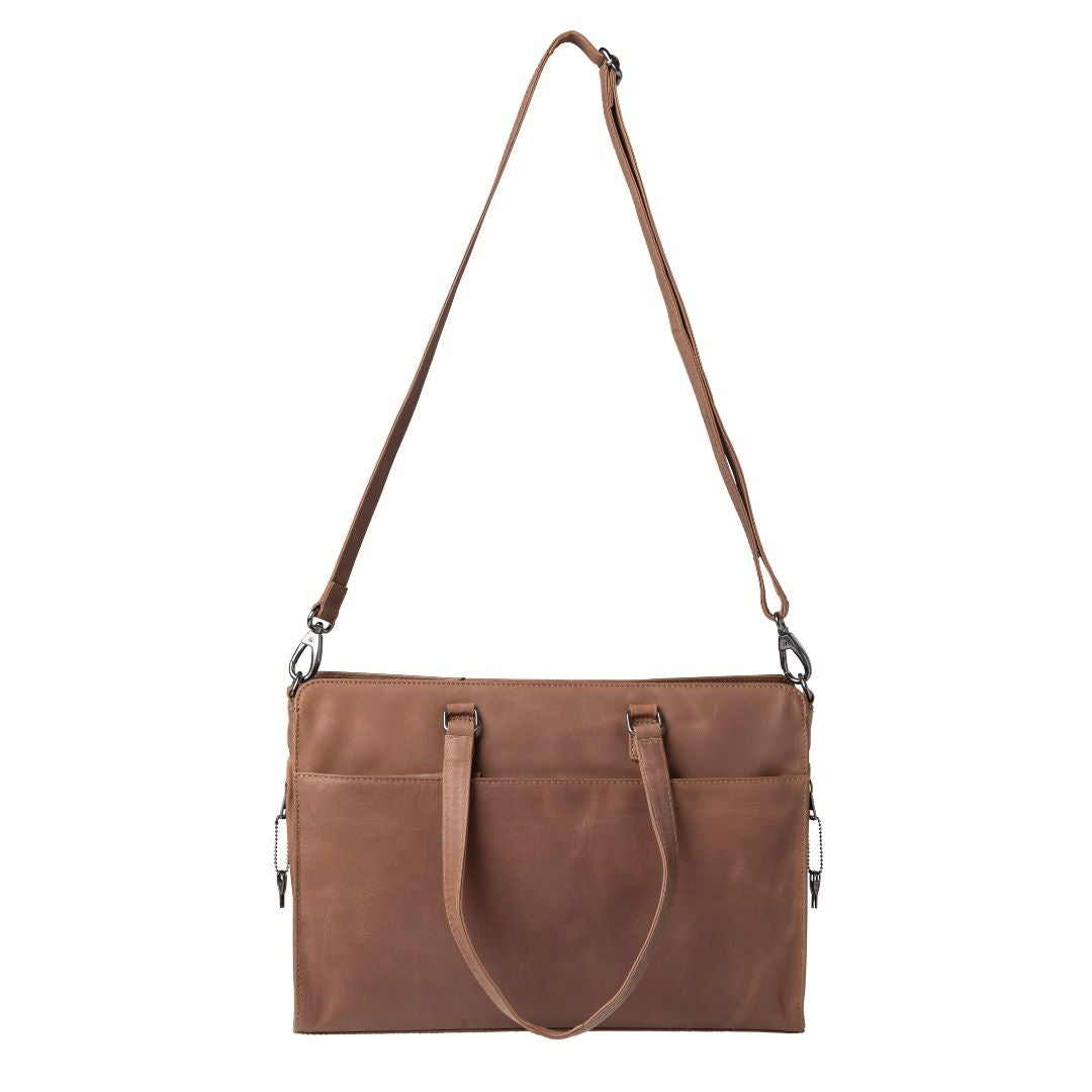 Concealed Carry Willow Computer Satchel by Lady Conceal