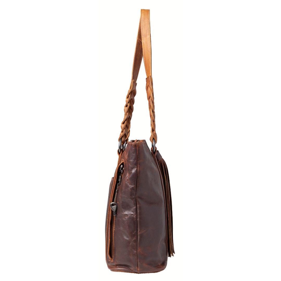 Concealed Carry Bella Leather Tote by Lady Conceal