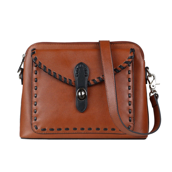 Concealed Carry Evelyn Leather Crossbody by Lady Conceal