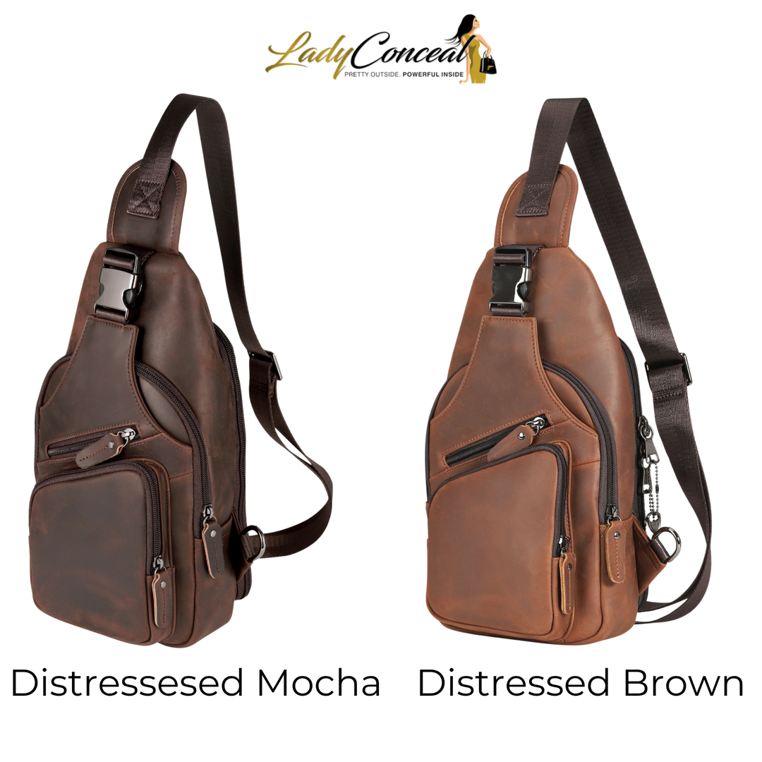 Concealed Carry Xander Leather Sling by DS Conceal