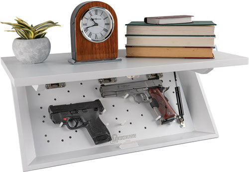 Lockdown In Plain Sight Shelf - White 24"wx11.75"hx3.25"d