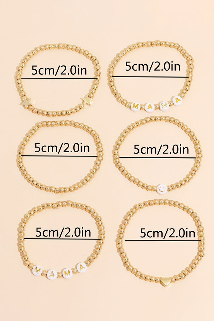 Milana Plated Beaded Bracelet Set