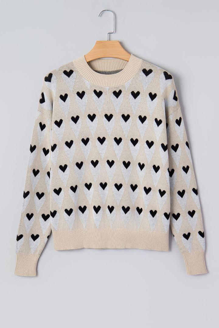 Aspyn Ribbed Trim Loose Sweater