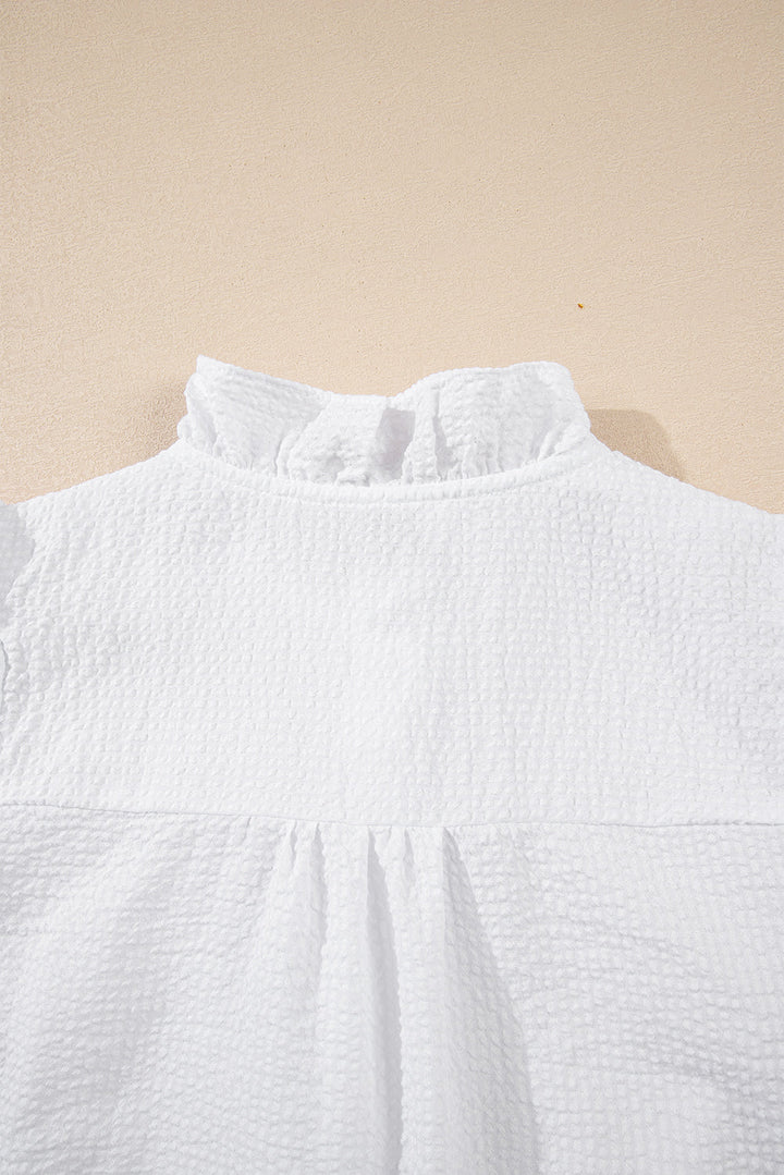 Hallie Short Bubble Sleeve Shirt
