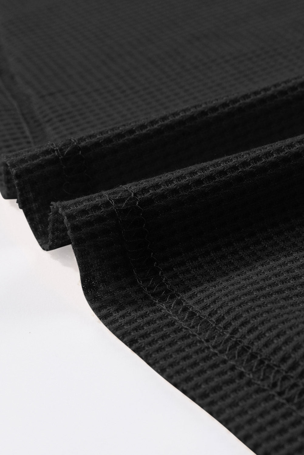 Nina Waffle Knit Long Sleeve Top