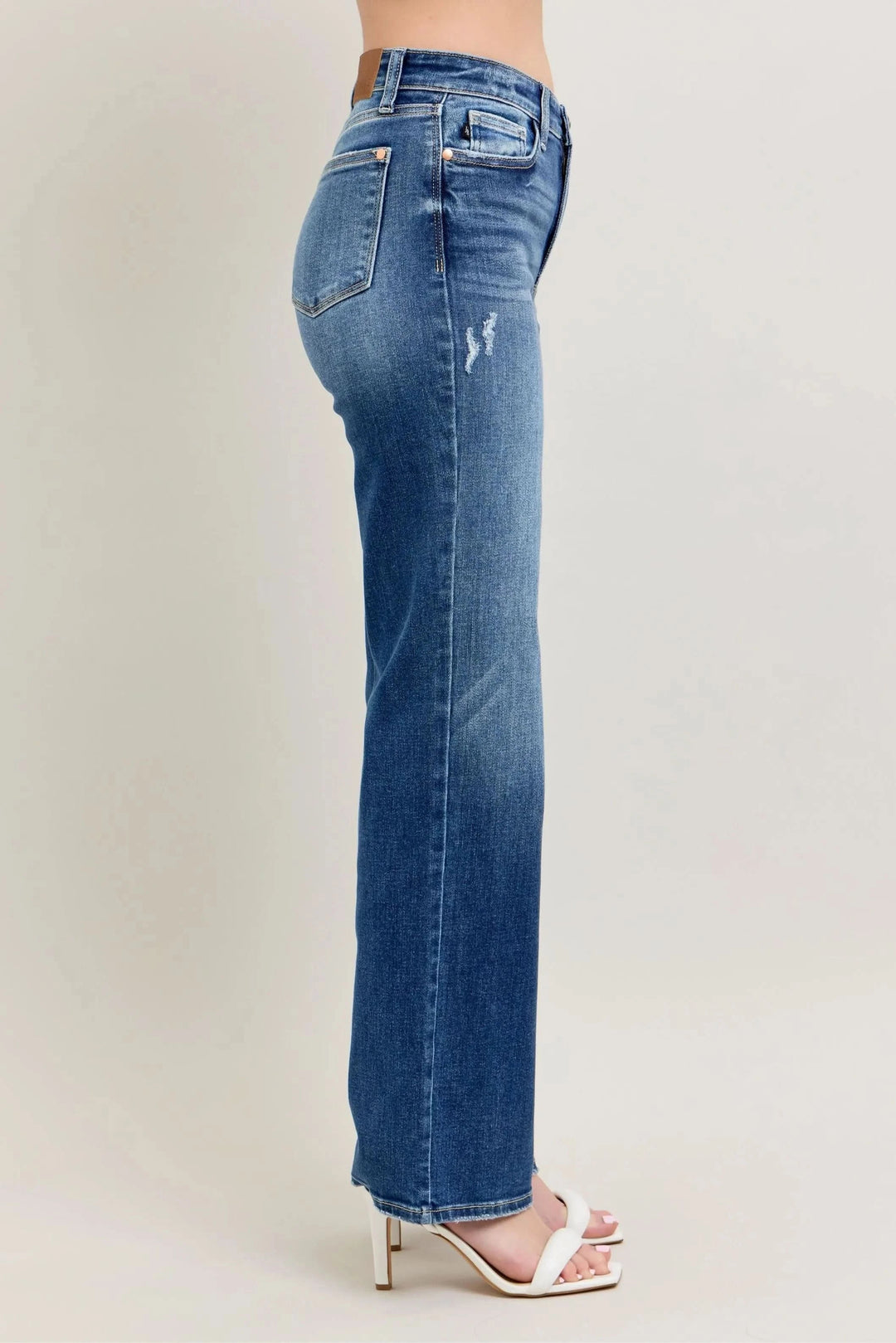 Judy Blue Full Size High Waist 90's Straight Leg Jeans